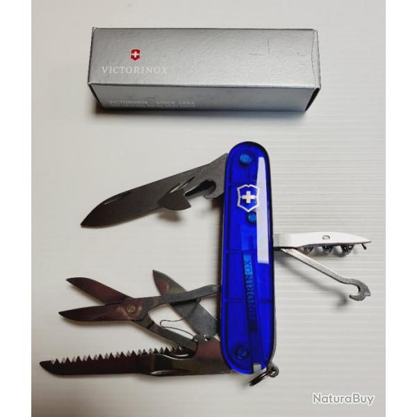 COUTEAU VICTORINOX HUNTSMAN BLEU