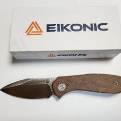 COUTEAU EIKONIC KASADOR MICARTA MARRON