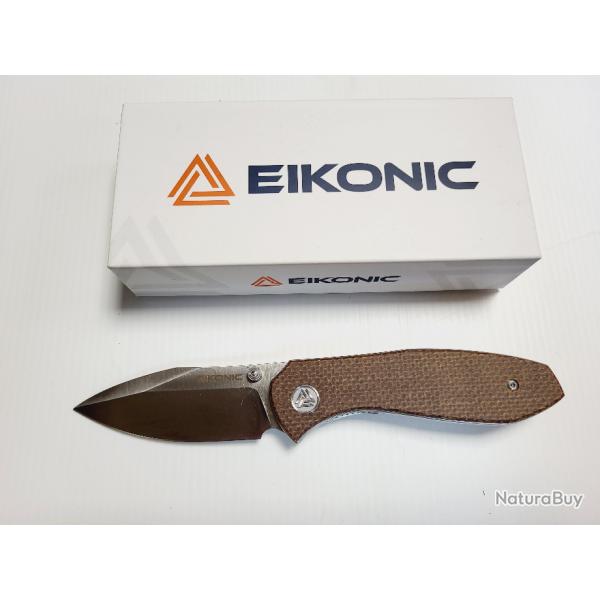 COUTEAU EIKONIC KASADOR MICARTA MARRON