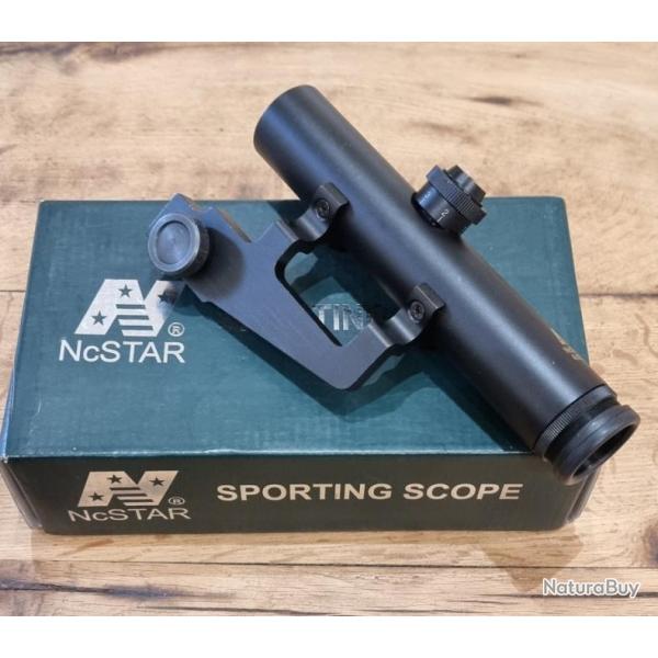 LUNETTE  RUGER  MINI 14 de marque SC STAR 4X22 avec montage latral