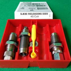 LEE RELOADING DIES - 3 OUTILS - 45 COLT