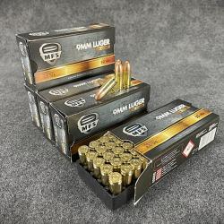 OFFRE SPECIALE - cartouches mfs cal. 9x19 fmj 124gr - lot de 250