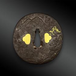 TSUBA Maru Gata - Japon - Période Edo (1603-1868)