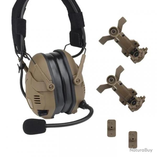 Casque sans fil antibruit avec microphone- TAN - LIVRAISON GRATUITE