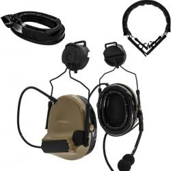 Casque Écouteurs tactique antibruit TAN