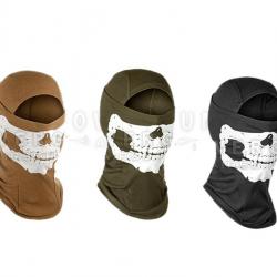 Balaclava Tête de Mort Olive