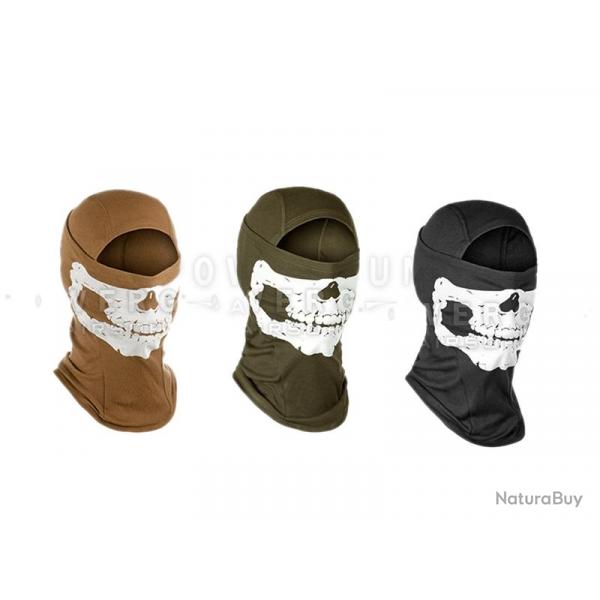 Balaclava Tte de Mort Olive