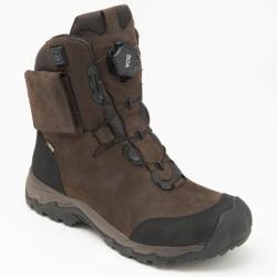 Chaussures chauffantes de marque TRESKA modèle Grizzly Heat Boa HTX Dark brown