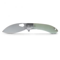 Couteau Vosteed Nightshade Silin Jade Lame Acier Elmax Manche G10 Linerlock IKBS VOSNSK003