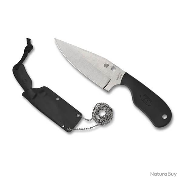 FB48PBK Couteau fixe de cou Spyderco Subway Bowie