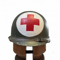 Casque USM1 Original Après Guerre + Liner + Peinture Medic