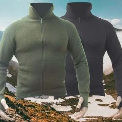 VESTE ARTICA TREK 400G MERINOS ULLFROTTE L, Vert