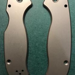 Plaquettes titane Flytanium pour Spyderco Para 3