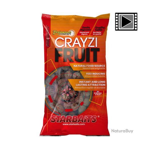 Bouillettes Starbaits Crayzi Fruit 20mm 800g