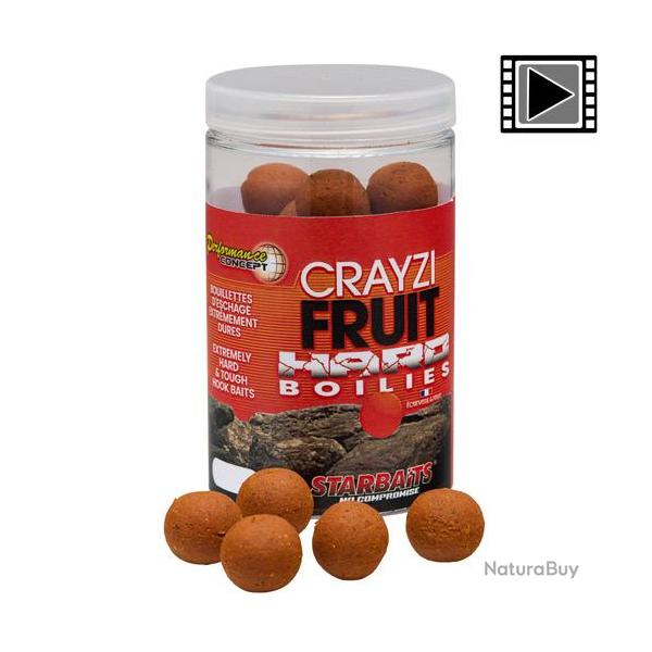 Bouillettes Starbaits PC Crayzi Fruit Hard Baits 20mm 200g