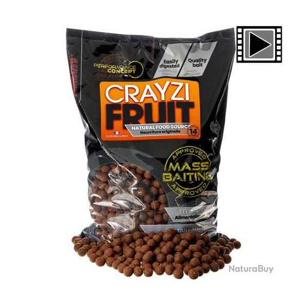 Bouillettes Starbaits PC Crayzi Fruit Mass Baiting 14mm 3kg