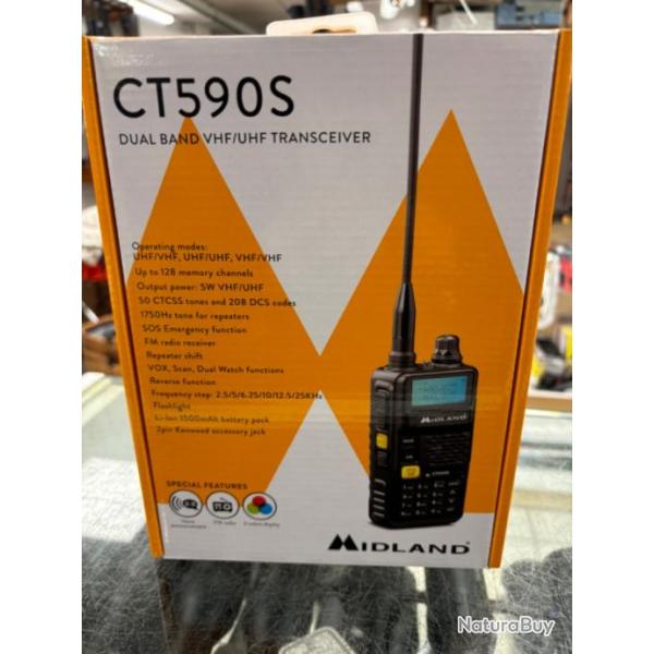 Radio Bi-bande Midland CT590S