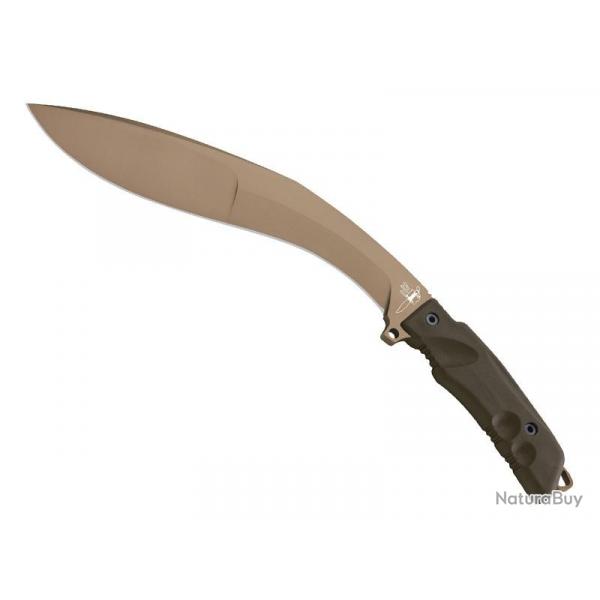 BEL1930 KUKRI TACTIQUE FOX KNIVES PRODUCTION LAME 24CM CERAKOTE + ETUI NEUF