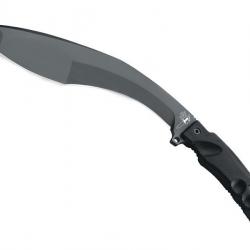 BEL1931 KUKRI TACTIQUE FOX KNIVES PRODUCTION LAME 24CM NOIR MANCHE NOIR + ETUI NEUF