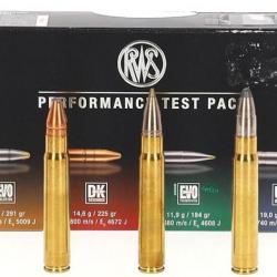 RWS CAL. 9.3X62 PERFORMANCE TEST PACK