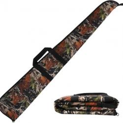 Housse de Transport 123cm pour Fusil de Chasse Bandoulière Réglable Sac de Rangement Camouflage