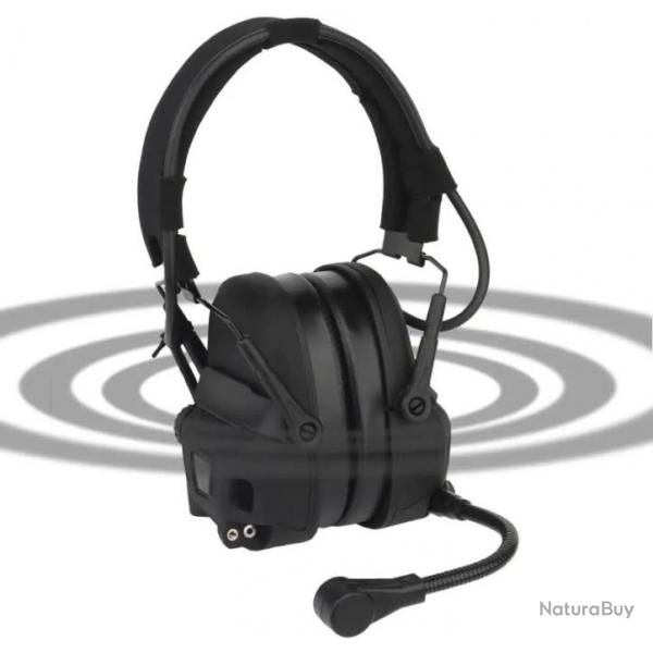 Casque de protection auditive anti-bruit NOIR  LIVRAISON GRATUITE