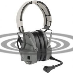 Casque de protection auditive anti-bruit GRIS  LIVRAISON GRATUITE