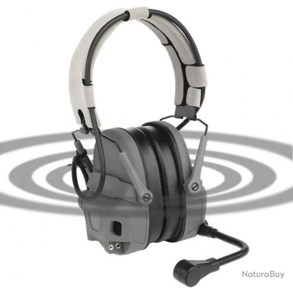 Casque de protection auditive anti-bruit GRIS  LIVRAISON GRATUITE