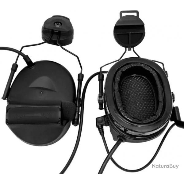 casque de rduction du bruit protection auditive en silicone *NOIR  LIVRAISON GRATUITE