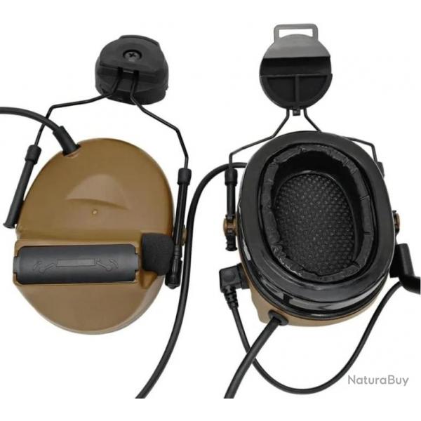 casque de rduction du bruit protection auditive en silicone *MARRON  LIVRAISON GRATUITE