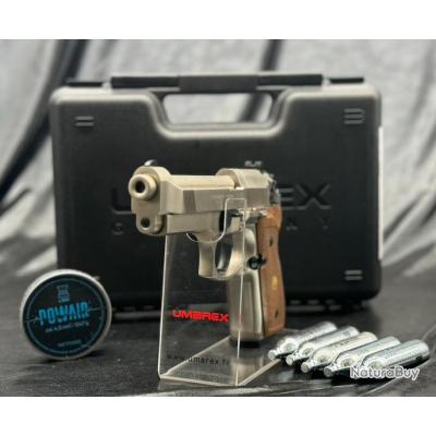 pack-pr-t-a-tirer-pistolet-beretta-m-92-fs-co2-cal-4-5-mm-nickel-bois