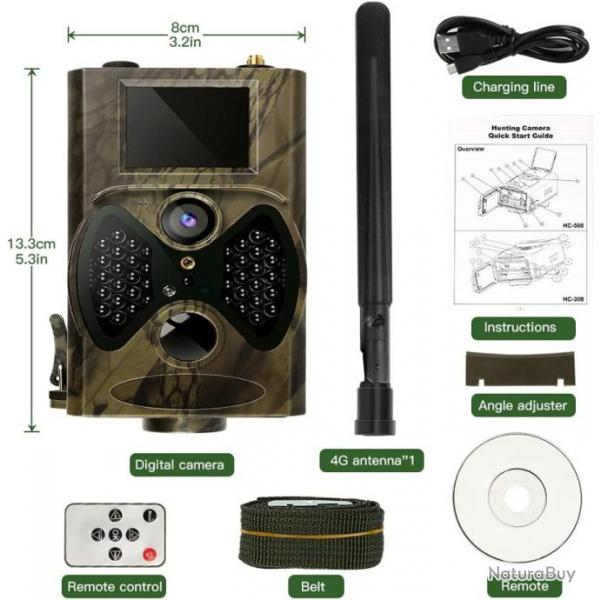 Camra de Chasse GSM H300M (Mail+SMS+FTP)