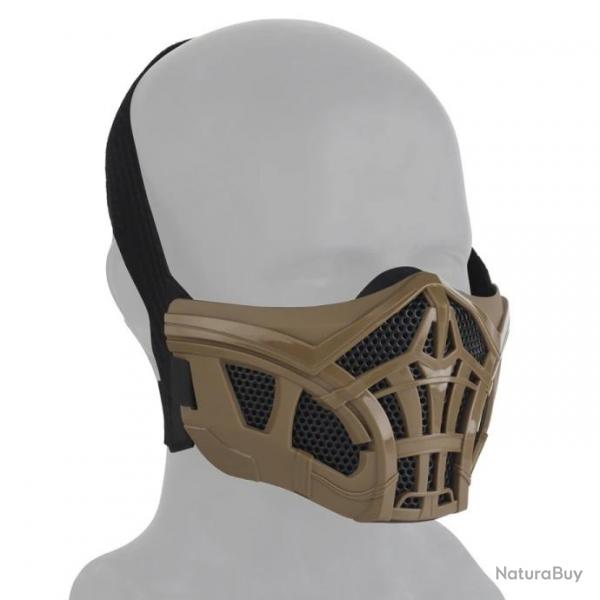 Masque en silicone  mailles respirantes Ajustable -*TAN-