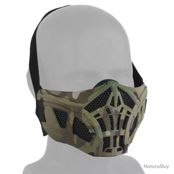 Masque en silicone  mailles respirantes Ajustable -*CAMOUFLAGE VERT- LIVRAISON GRATUITE !!!