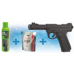 Pack de Noel réplique GBB AAP01 1J + billes + gaz