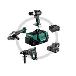 Pack 3 machines Metabo Combo Set 3.1 18V avec mallette de transport