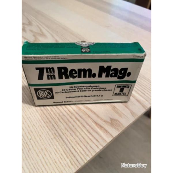 Bote de 7mm rem mag