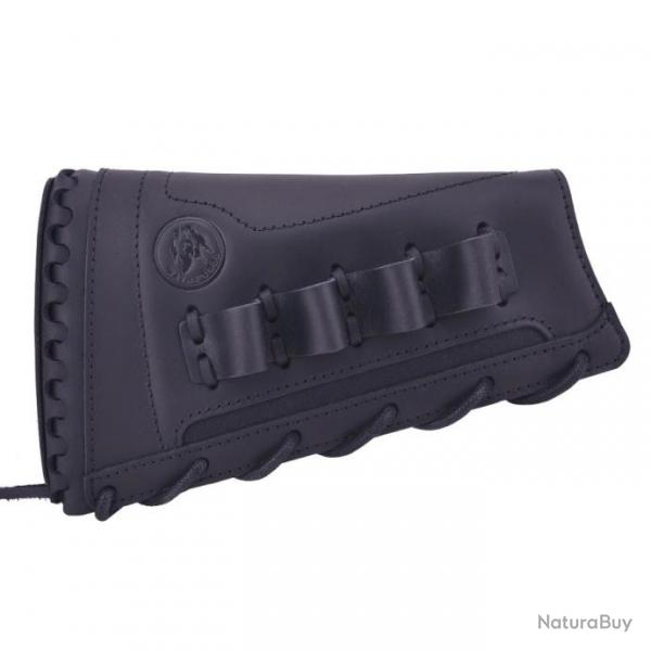 Support de cartouche de fusil en cuir pour droitier Black(12GA) - LIVRAISON GRATUITE !!