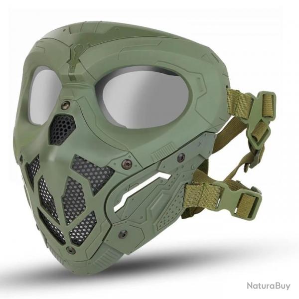 Masque facial complet Airsoft -*VERT LIVRAISON GRATUITE !!