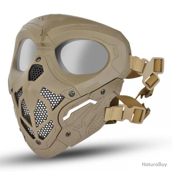 Masque facial complet Airsoft -*TAN