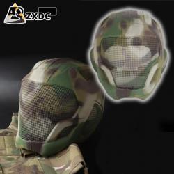 Casque intégré Dulairsoft à protection complète -*CAMOUFLAGE