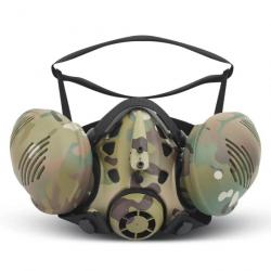 Masque respiratoire tactique pour airsoft -*CAMOUFLAGE