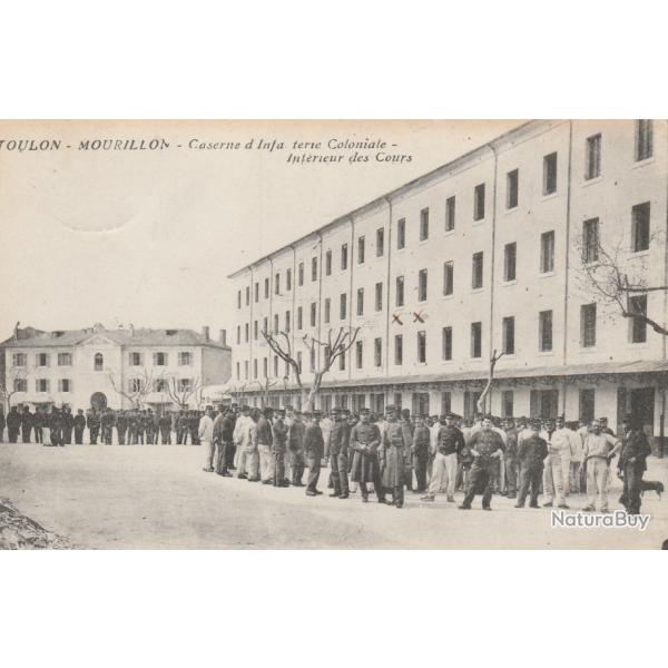 CPA - Toulon, Mourillon, caserne de l'Infanterie coloniale