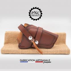 PNC FRANCE - Holster / Etuis Remington 1858 The ace, ou modèle similaire. Marron