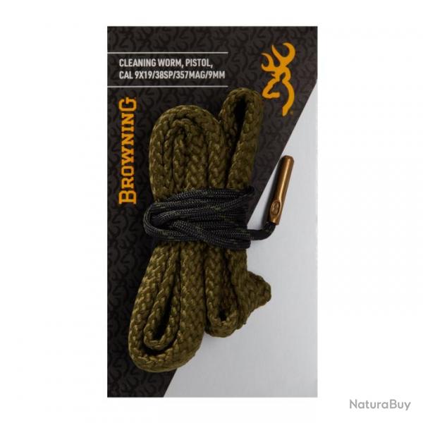 BROWNING BORE SNAKE CLEANING WORM PISTOL CAL 9X19/38SP/357MAG/9MM