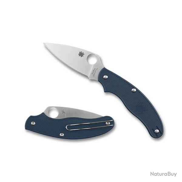 C94PCBL Couteau pliant Spyderco UK Penknife FRN bleu cobalt