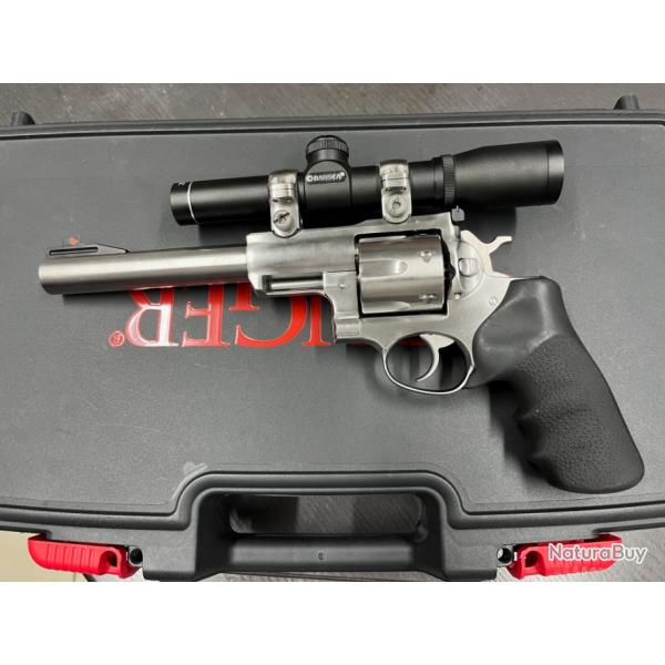 Revolver Ruger Super Redhawke Cal.44Mag + Lunette Barska 2X20