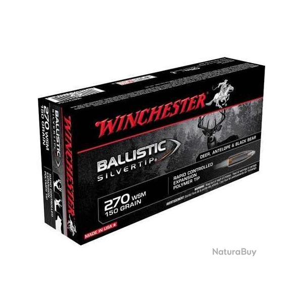 WINCHESTER Ballistic silvertip  270 WSM   150Gr