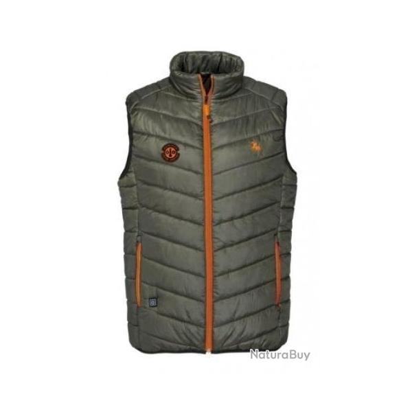 Vente Flash ! - Gilet Chauffant Avec Batterie Ligne Verney Carron kaki