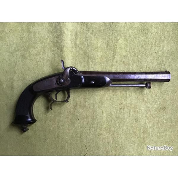 MAGNIFIQUE PISTOLET  mle 1833  MODLE 1833 1et TYPE  D OFFICIER MANUFACTURE ROYALE DE CHATERELLAULT